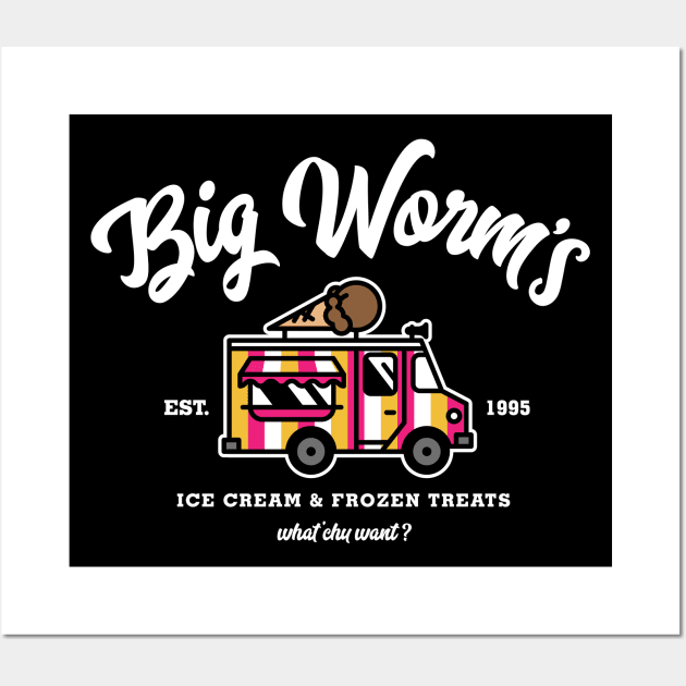 Big Worm's Ice Cream & Frozen Treats Wall Art by Pufahl